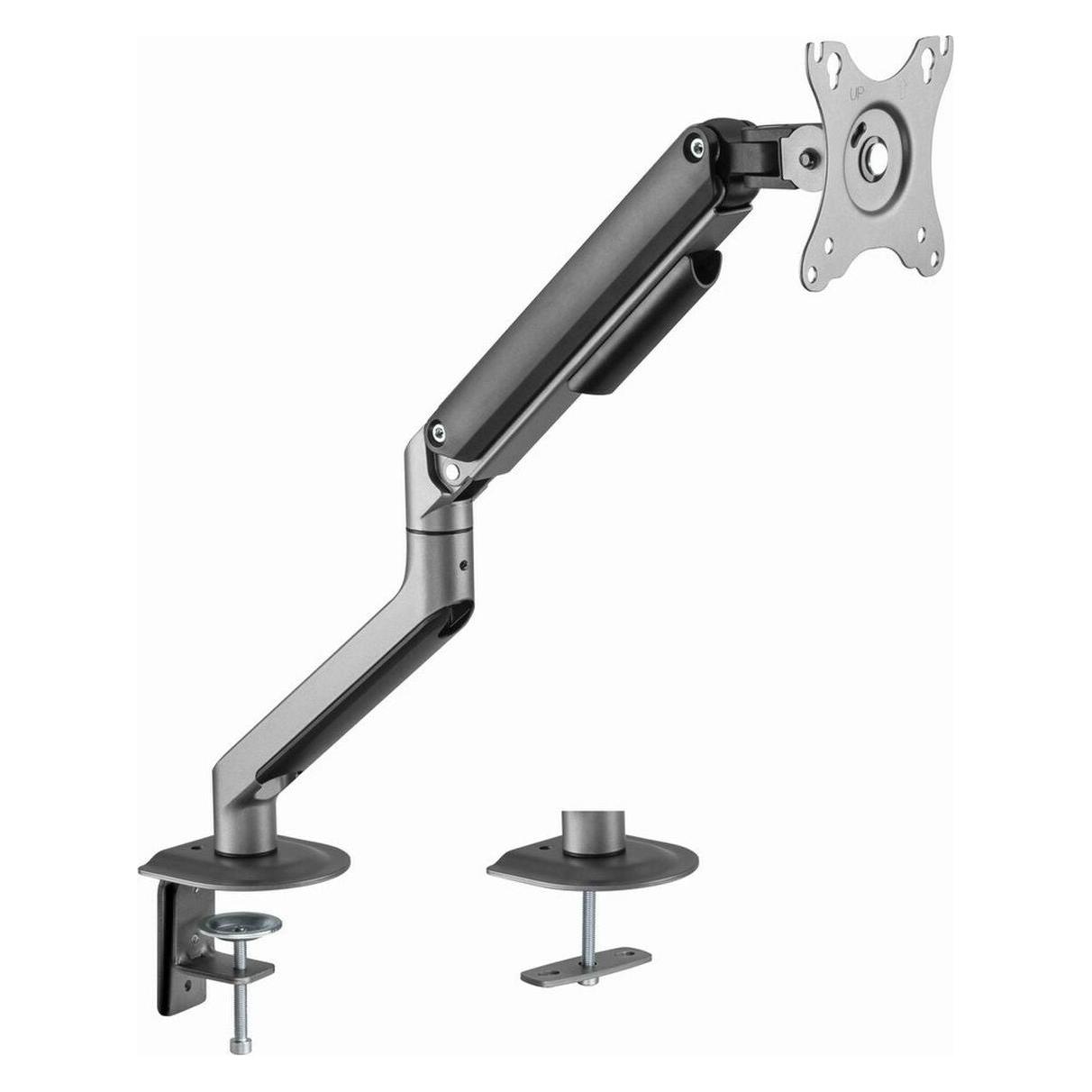 Gembird Biurkowe ramię na monitor regulowane 17-32inch obciążenie do 9kg kolor szary (Tisch, 32", 9 kg) (MA-DA1-05)