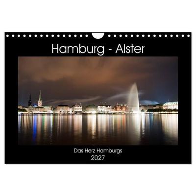 Hamburg - Alster (Wandkalender 2027 DIN A4 quer), CALVENDO Monatskalender