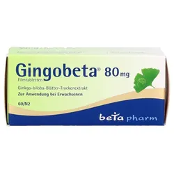 GINGOBETA 80 mg Filmtabletten 60 St