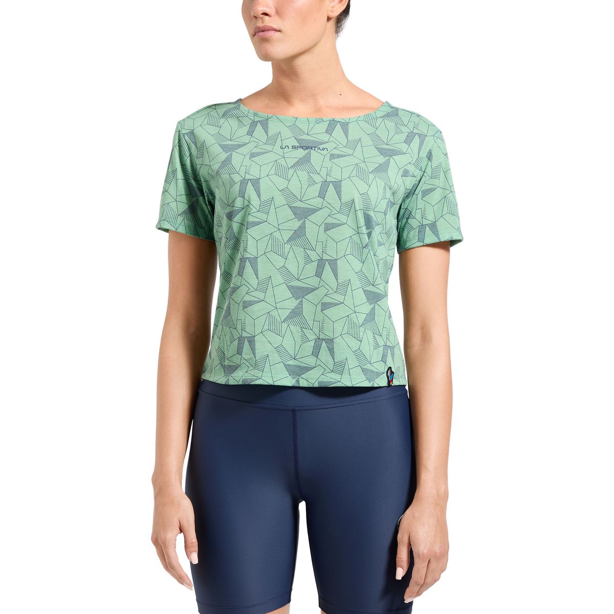 La Sportiva Dimension T-shirt Women aspen green/night sky (E37B46) S ZACT138E37B46S