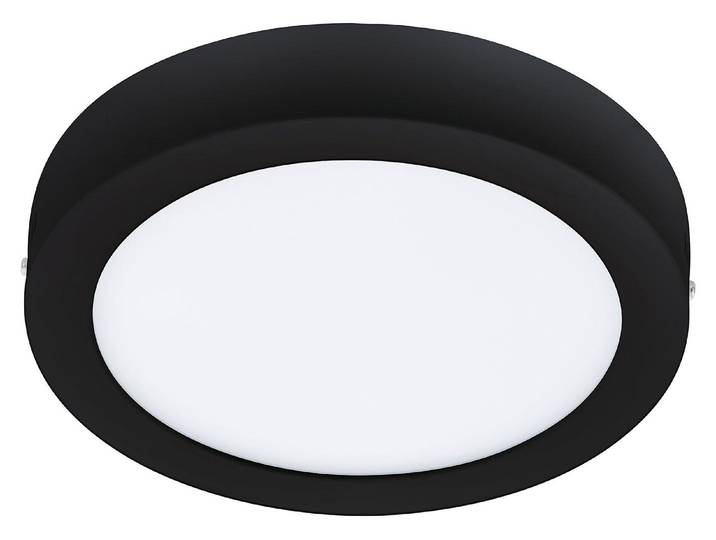 Eglo Connect LED Luminaire apparent Fueva-Z noir Ø 21 cm dimmable\, Smart Home