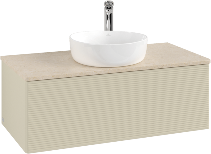 Villeroy und Boch Villeroy & Boch Antao Waschtischunterschrank 1000x360x500mm K31153HJ mit Struktur FK/AP: HJ/3