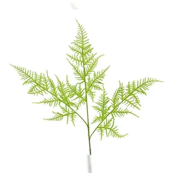 Decoris Künstlicher Asparagus Zweig mit Stiel 85cm Kunstzweig Zierspargel Kunstblumen Spargelfarn Dekozweige Hochzeitsdeko Frühlingsdeko Osterdeko Grün