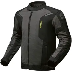 Modeka Khao Air II Motorradjacke dunkelgrau-schwarz - XXL