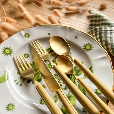 Mepra Fantasia Ice Gold Flatware Set