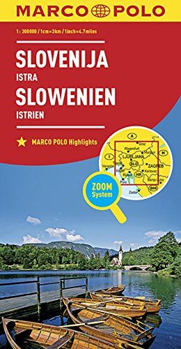 Collectif - MARCO POLO Länderkarte Slowenien, Istrien 1:300 000 (MARCO POLO Länderkarten) - Preis vom 18.10.2026 19:22:15 h