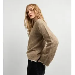 Pepe Jeans für Damen. PL7000209 Pullover Aida beige (L), Lässig, Polyester