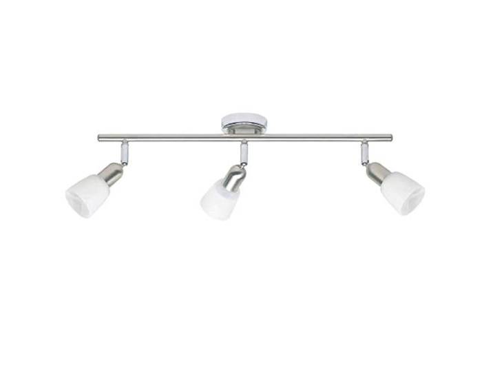 Sofia droit Plafonnier 3 lumières finition Chrome satiné/Chrome