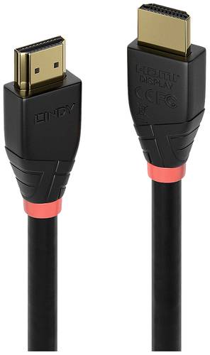 LINDY HDMI Anschlusskabel HDMI-A Stecker 7.50m 41016 4K UHD, vergoldete Steckkontakte HDMI-Kabel