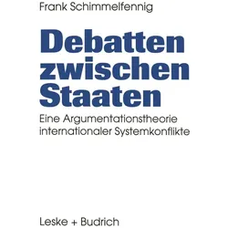Debatten zwischen Staaten, Fachbücher