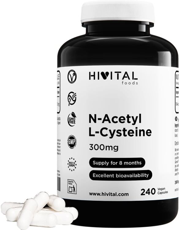 Hivital Foods N-Acetil L-Cisteína 300 mg 240 VCaps