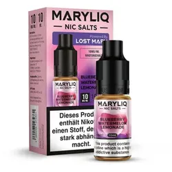 Maryliq Blueberry Watermelon Lemonade NicSalt Liquid 10ml / 10mg