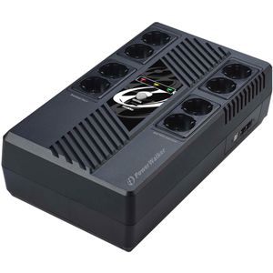 BlueWalker USV PowerWalker VI 1000 MS, 8 Ausgänge, Line-Interactive, 1000 VA, Schuko