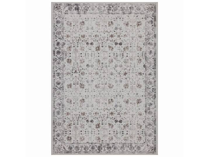 Tapis vintage rosace lavable en machine crème 160x230cm