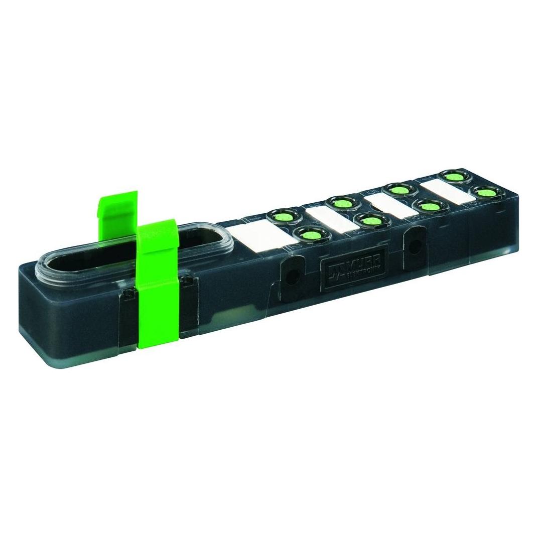Murr Elektronik Exact8, 8xM8, 3-pol., Grundmodul, PNP-LED ohne Anschlussleitung (8000-88000-0000000)