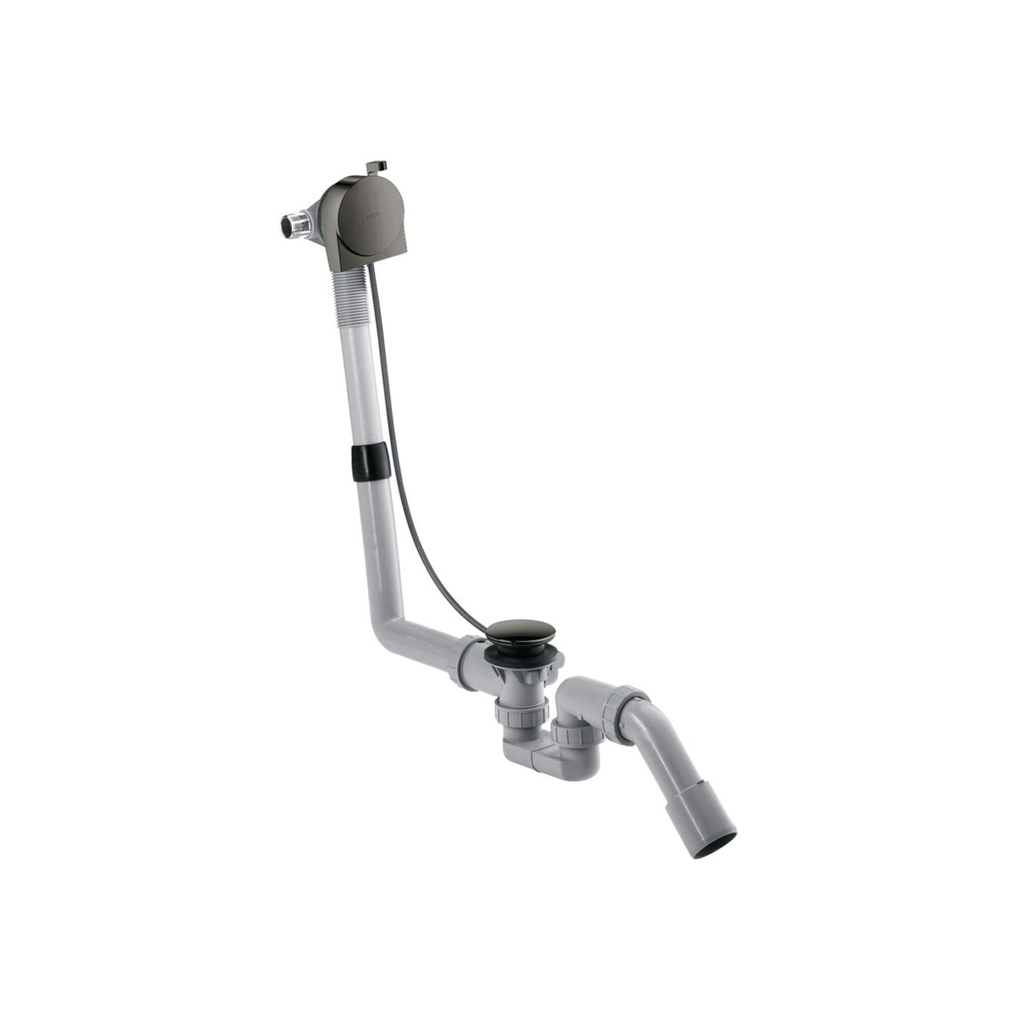 hansgrohe Komplettset Exafill S Wanneneinlauf, Ab- + ÜL-Garn., pol. bla vc (58307330)