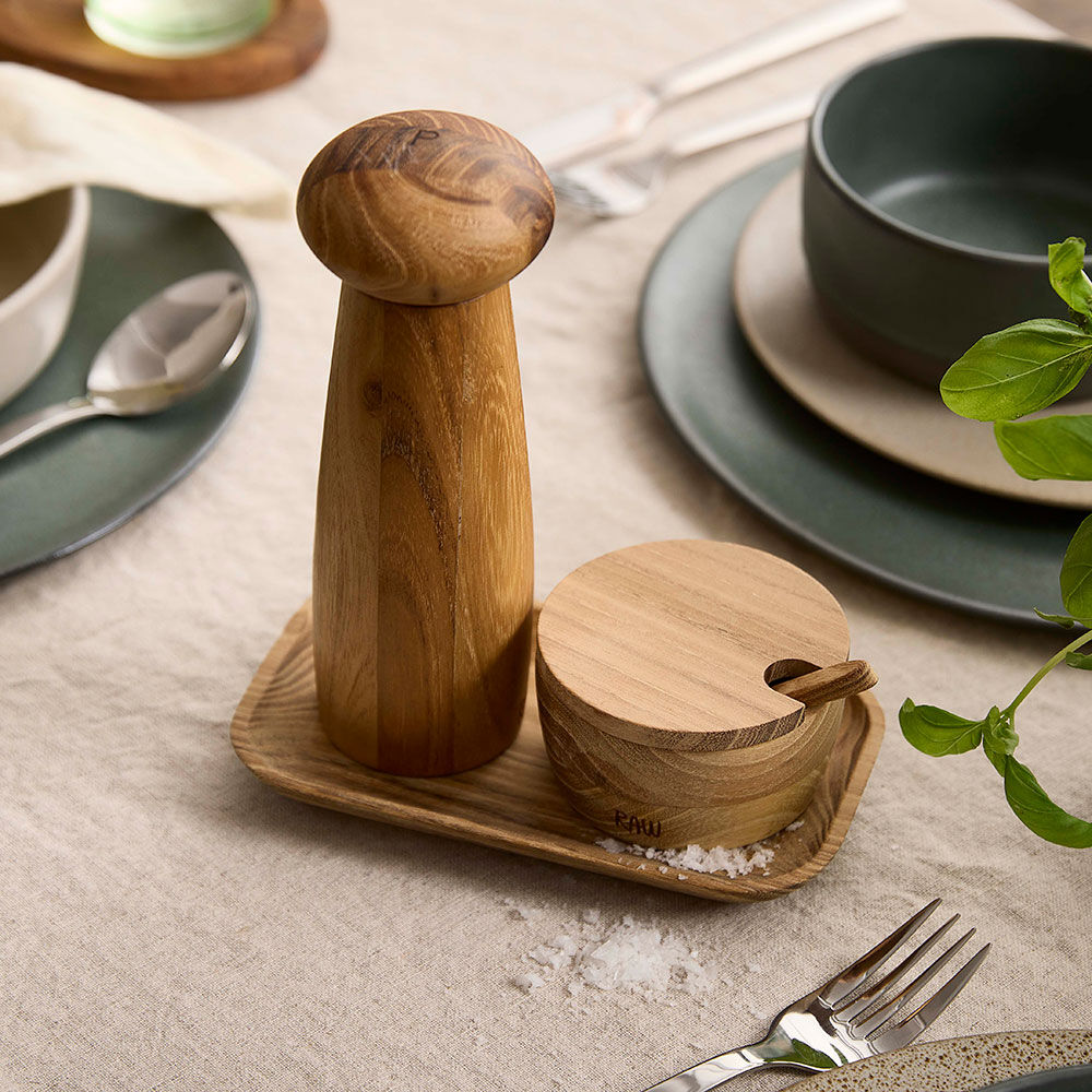 Aida Raw Teak Keramisk Peberkværn 18 Cm