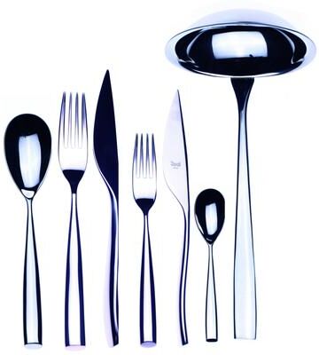 Mepra Arte Flatware Set - 39 Pieces - Stainless Steel