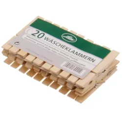Keim 300216 Holzwäscheklammern 20 Stk.