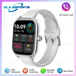 Smartwatch mit 2,01-Zoll-Farbdisplay und Bluetooth - White