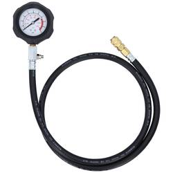 KS Tools 150.1921 Manometer mit Schlauch, 10 bar