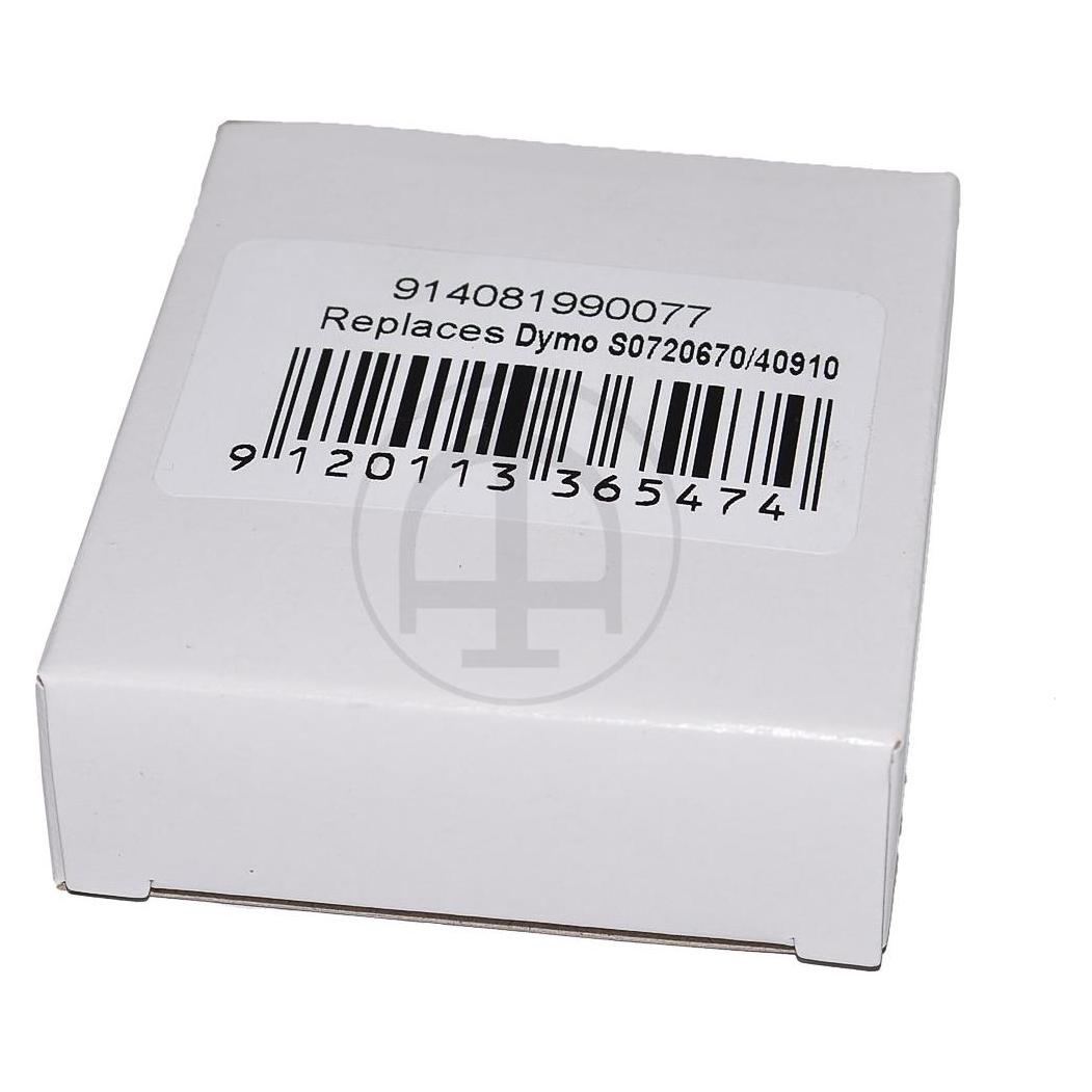 Neutral DYMO S0720670 9MM SCHWARZ-KLAR 40910 D1 Schriftband 7m Laminiert (0.90 cm, Schwarz) (N9140810077)