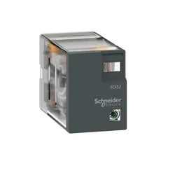 10 Stk. Schneider Electric Miniaturrelais 3A 4W 24V RXM4LB1BD