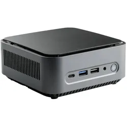 CSL Computer Mini PC Narrow Box Premium () Intel N-Reihe N200 32GB RAM 2TB SSD Intel UHD Graphics (2000 GB, 32 GB, Intel UHD Graphics), PC, Schwarz