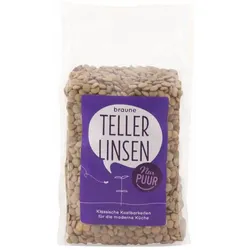 Braune Teller-Linsen