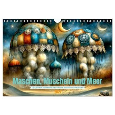 Maschen, Muscheln und Meer (Wandkalender 2027 DIN A4 quer), CALVENDO Monatskalender