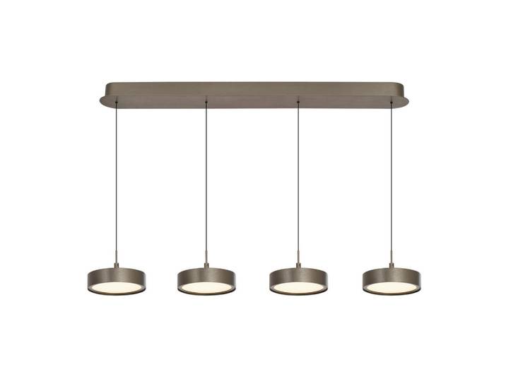Led-Hängeleuchte Valensole, Bronzefarben, Metall, 105x150x17.5 cm, RoHS, Lampen & Leuchten, Innenbeleuchtung, Hängeleuchten, Pendelleuchten