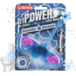 CLENTIN WC Stein Duftspüler 45g - Blau Anti Kalk WC Reiniger