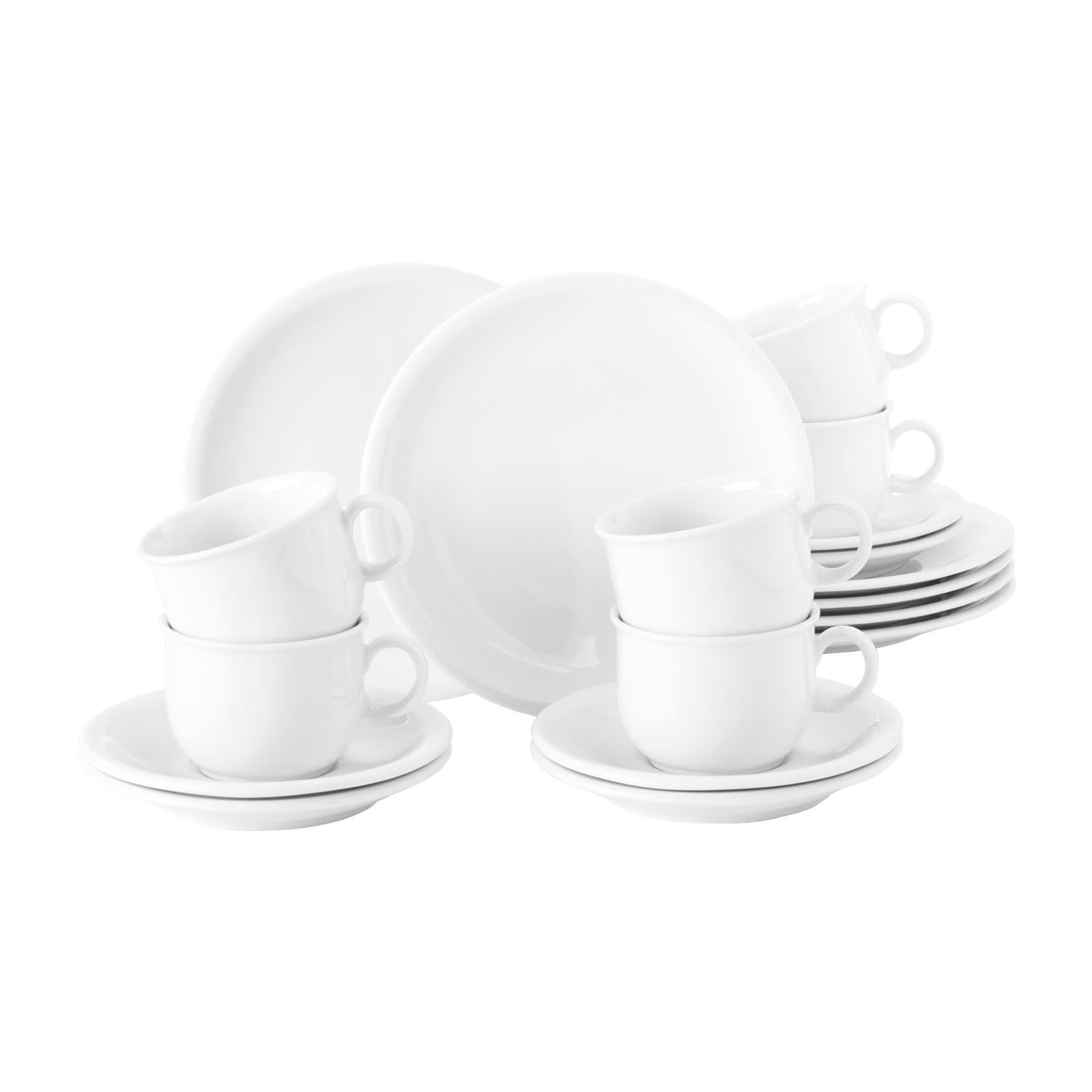 Seltmann Weiden Kaffeeservice Compact Weiß 18-tlg.