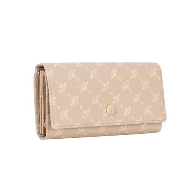 Geldbörse JOOP "cortina 1.0 europa purse lh10f", Damen, beige (sesame), Lederimitat, Kleinlederwaren, Damen Geldbeutel, Portemonnaie mit praktischer Inneneinteilung