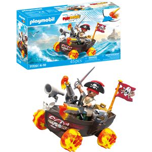 playmobil Spielset FUNSTARS 71720, ab 4 Jahre, Rasendes Piratenboot, 45 Teile