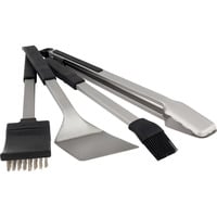 Grillbesteck-Set Baron, 4-teilig schwarz/edelstahl