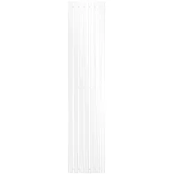 LuxeBath ECD Germany Paneelheizkörper Stella 370x1800 mm Weiß | Design Badheizkörper Vertikal Flachheizkörper Handtuchwärmer Heizung