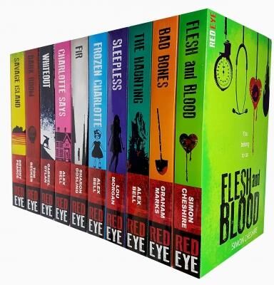 Stripes Publishing ltd Red Eye Series Collection 10 Books Set Dark Room Flesh And Blood Sleepless Frozen Charlotte The Hu..