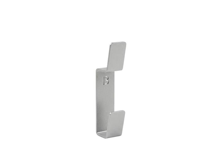 Wandhaken 2er silber