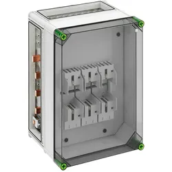 Spelsberg 04311501 NH-Reitersicherungsgehäuse, Schutzart IP65, Schlagfestigkeit IK08, Schutzklasse II, Ui 690V AC, Bemessungsisolationsspannung