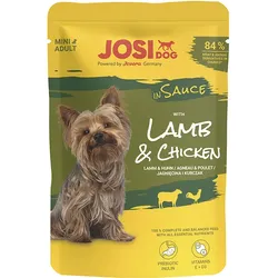 JosiDog Lamb & Chicken in Sauce 24x100 g