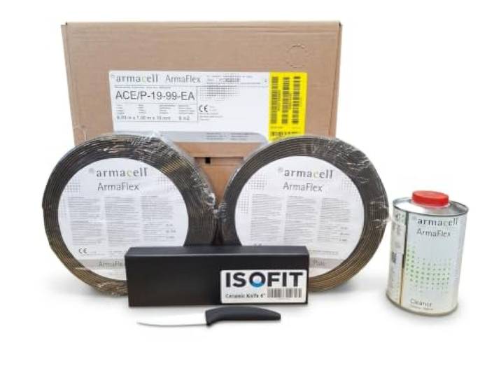 Armaflex Camperset ACE/Plus selbstklebend + Original ISOFIT Keramikmesser (Camperset A)