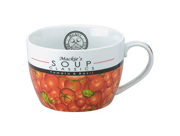 Mackie 's Soup Classics Tomaten und Basilikum Suppe Becher, mehrfarbig