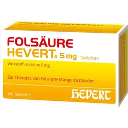 Folsäure Hevert 5 mg Tabletten 100 ST