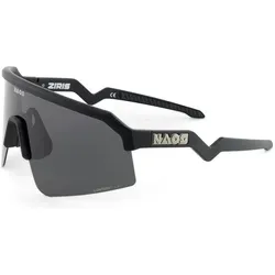 Naos, Unisex, Sportbrille, Ziris - Polarized - Matte Black / Black (Black, Matte Black, Grau), Schwarz