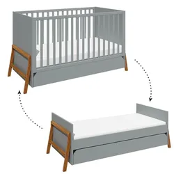 GITTERBETT 70/140 Grau