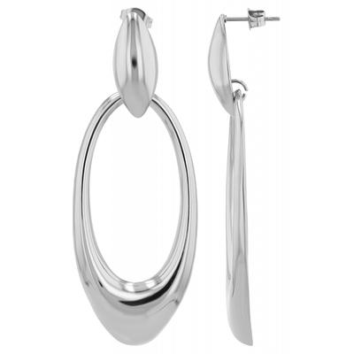 Paar Ohrstecker ADELIA´S "Damen Ohrstecker aus Edelstahl", silber, Ohrringe, Damen, Damen, Edelstahl