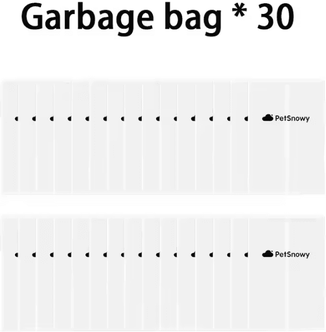 Inspire Curations PetSnowy FreshCare Maintenance Refill Kit garbage Bag 30