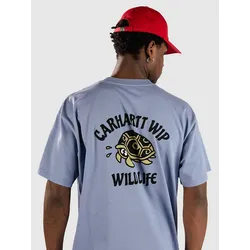Carhartt WIP Wild Life T-Shirt gentle blue Gr. M