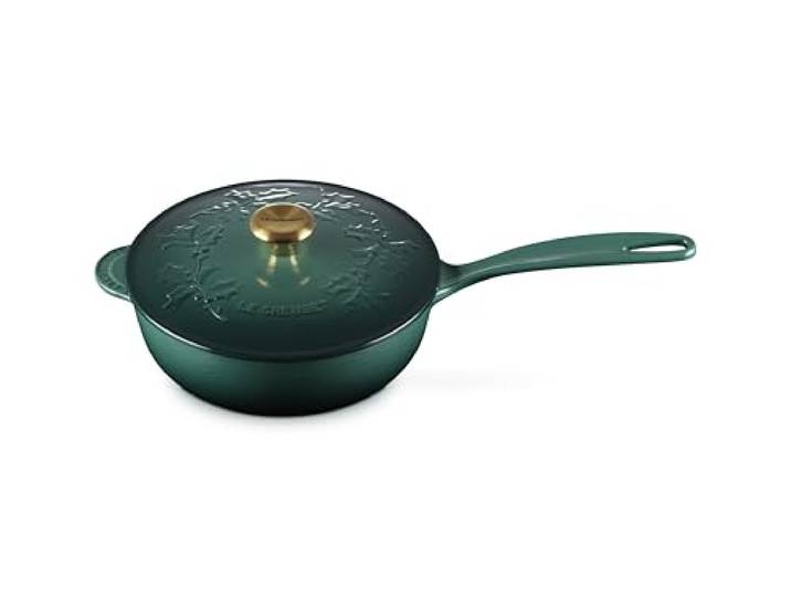 Le Creuset Emaillierte Gusseisen-Untertasse, 2,25 qt, Artichaut Holly Collection